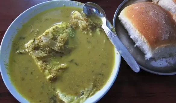 Ros omelette, the signature dish of Goa